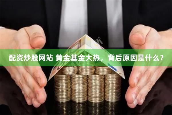 配资炒股网站 黄金基金大热，背后原因是什么？